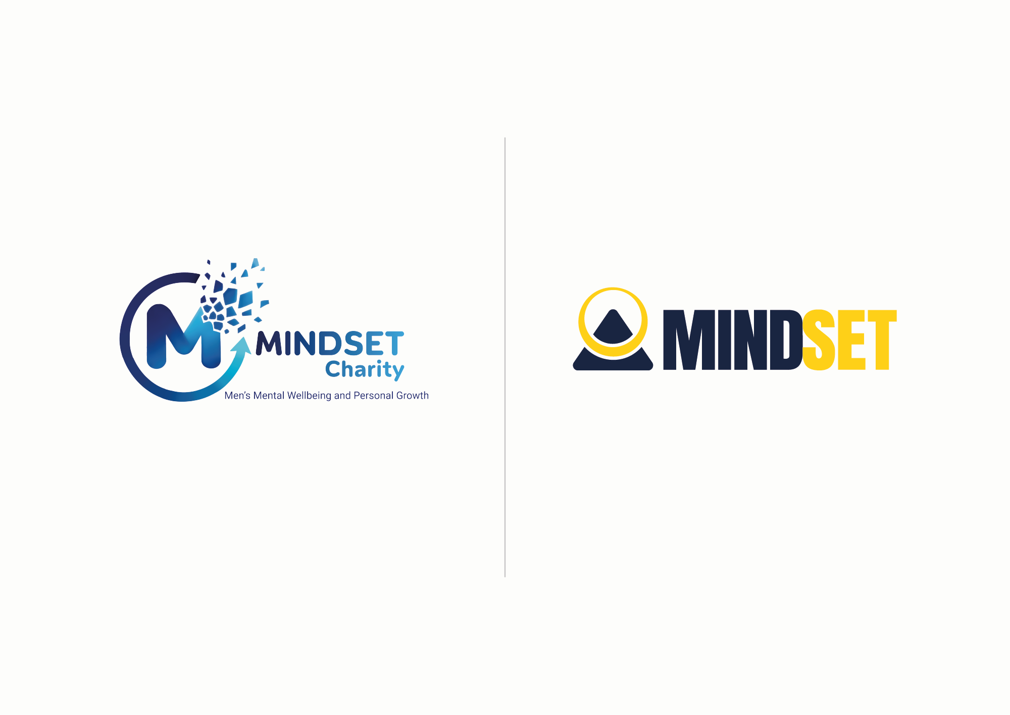 MINDSET logo before and after